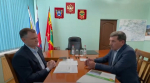 Юрий Слюсарь: конструктивная встреча с главой Семикаракорского района