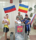 В Семикаракорском районе жители активно участвуют в голосовании на выборах главы Ростовской области